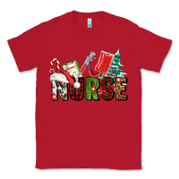Red Christmas nurse Classic Tee - AdoDesignShop