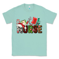 Seafoam Christmas nurse Classic Tee - AdoDesignShop