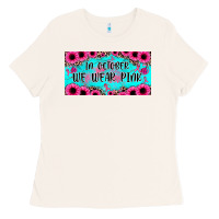 Bone in october we wear pink Ladies Tee - JahusDesignShop