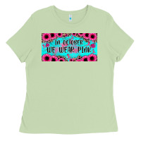 Matcha in october we wear pink Ladies Tee - JahusDesignShop