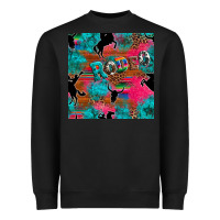 Black western rodeo seamless Heavyweight Sweatshirt - Artiststas