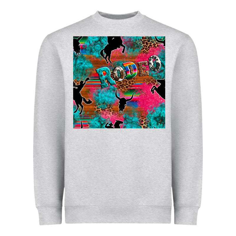 Western Rodeo Seamless Heavyweight Sweatshirt by Artiststas | Teevron