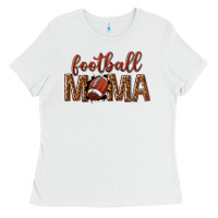 White football mama Ladies Tee - texasbilliewilder
