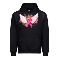 Cancer Ribbon Angel Wings Cancer Awareness Urban Hoodie | Teevron