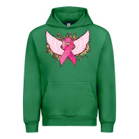 Emerald Cancer ribbon angel wings Cancer Awareness Urban Hoodie - HowdyJamesFarm
