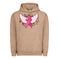 Pigment Burro Cancer ribbon angel wings Cancer Awareness Urban Hoodie - HowdyJamesFarm