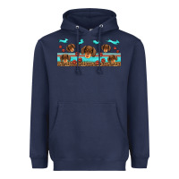 Navy dachshund wiener dog Heavyweight Hoodie - Jasminsmagicworld