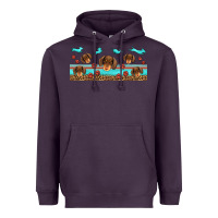 Plum dachshund wiener dog Heavyweight Hoodie - Jasminsmagicworld