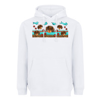 White dachshund wiener dog Heavyweight Hoodie - Jasminsmagicworld