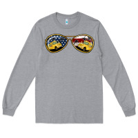 Heather Grey bus driver american sunglasses Long Sleeve Tee - Jasminsmagicworld