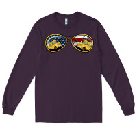 Plum bus driver american sunglasses Long Sleeve Tee - Jasminsmagicworld