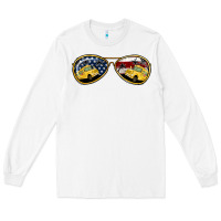 White bus driver american sunglasses Long Sleeve Tee - Jasminsmagicworld