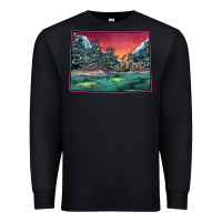 Black Colorado Scenery Map Premium Sweatshirt - Bettercallsaul