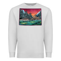 Dove Grey Colorado Scenery Map Premium Sweatshirt - Bettercallsaul