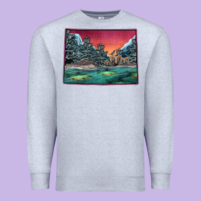 Colorado Scenery Map Premium Sweatshirt Designed By Bettercallsaul