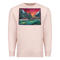 Pale Pink Colorado Scenery Map Premium Sweatshirt - Bettercallsaul