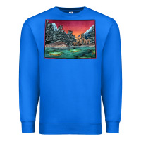 True Royal Colorado Scenery Map Premium Sweatshirt - Bettercallsaul