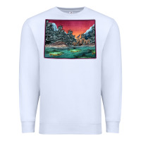 White Colorado Scenery Map Premium Sweatshirt - Bettercallsaul