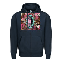 Navy senior 2023 Zipper Hoodie - NancyCooperArtShop