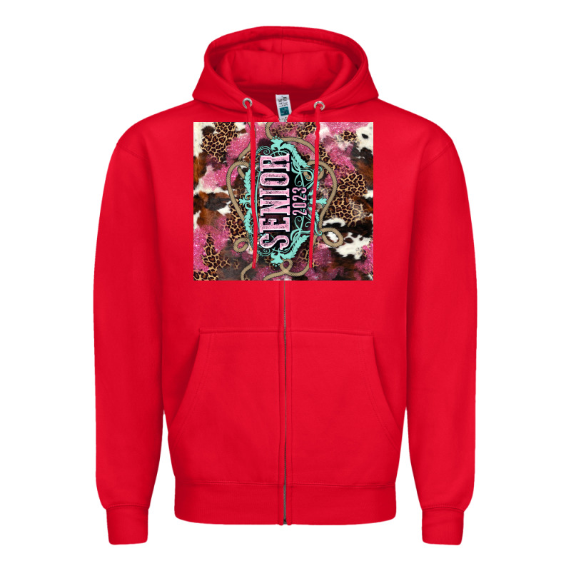 Senior 2023 Zipper Hoodie by NancyCooperArtShop | Teevron