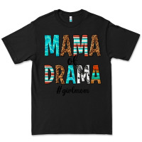 Black mama of drama girl mom Premium Tee - texasbilliewilder