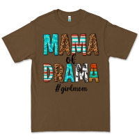 Cacao mama of drama girl mom Premium Tee - texasbilliewilder
