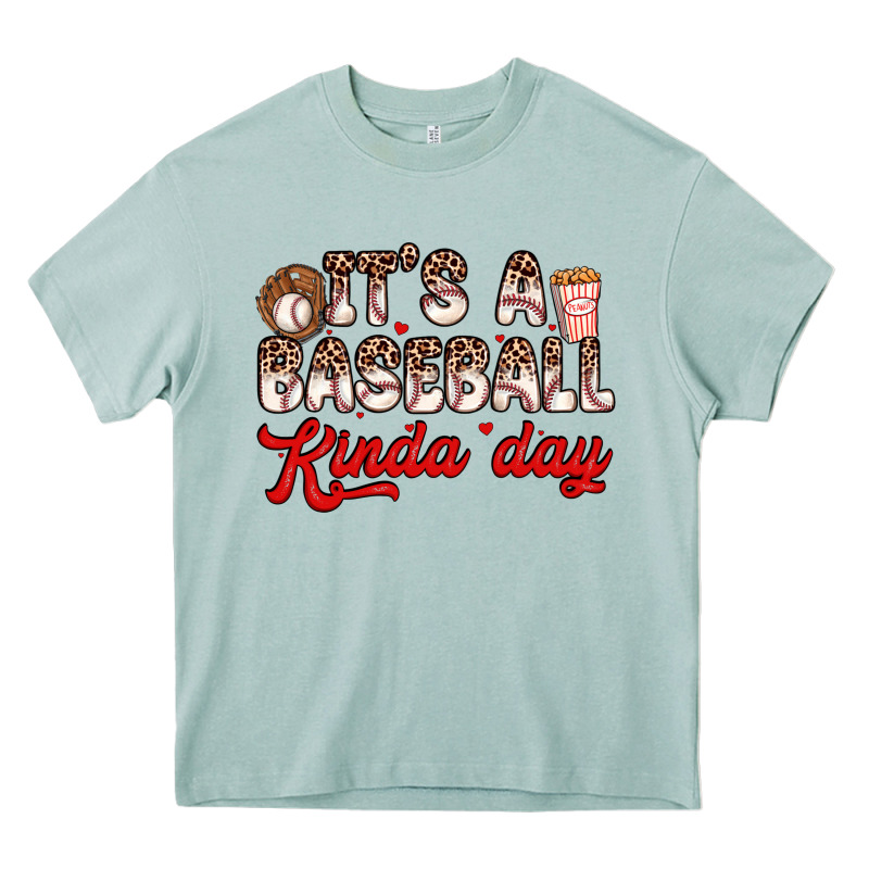 It S A Baseball Kinda Day Heavy Core Tee by Zillion Design Studio | Teevron