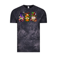 Cloud Black hallothanksmas gnome Vintage Tee - AdoDesignShop