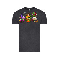 Vintage Black hallothanksmas gnome Vintage Tee - AdoDesignShop