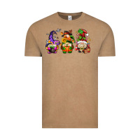 Vintage Coffee hallothanksmas gnome Vintage Tee - AdoDesignShop