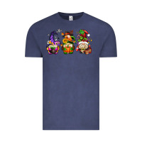 Vintage Denim hallothanksmas gnome Vintage Tee - AdoDesignShop