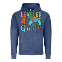 Vintage Denim leveled 4th grade Vintage Hoodie - JahusDesignShop