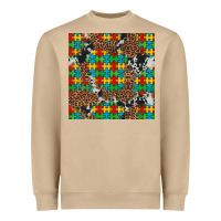 Mushroom western autism seamless pattern Heavyweight Sweatshirt - Artiststas