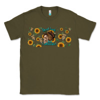 Army Green dead inside but caffeinated momlife Classic Tee - Jasminsmagicworld