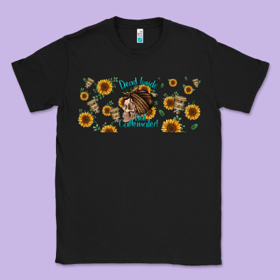 Dead Inside But Caffeinated Momlife Classic Tee Designed By Jasminsmagicworld