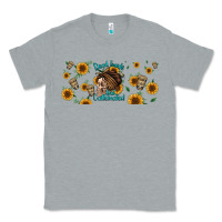 Heather Grey dead inside but caffeinated momlife Classic Tee - Jasminsmagicworld