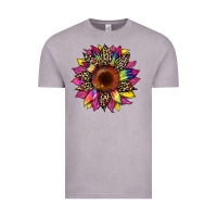 Vintage Zinc tie dye leopard sunflower Vintage Tee - Artiststas