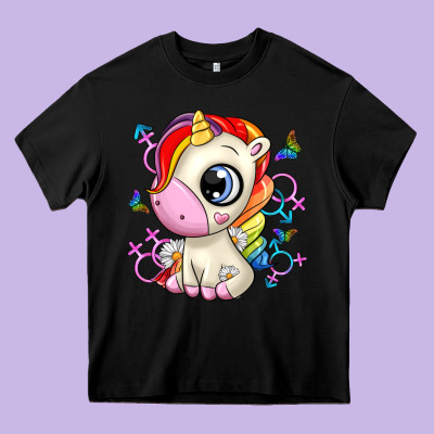 Unicorn Heavy Core Tee Designed By Zillion Design Studio