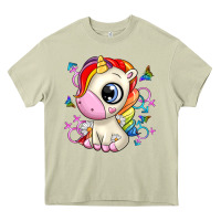 Mossy unicorn Heavy Core Tee - Zillion Design Studio