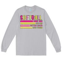 Moon Dust retro softball png Long Sleeve Tee - JahusDesignShop