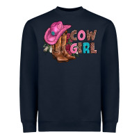 Navy valentine day boots hat and roses Heavyweight Sweatshirt - AdoDesignShop