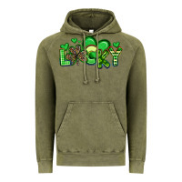 Vintage Olive lucky st patrick s day Vintage Hoodie - Artiststas