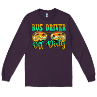Plum bus driver off duty Long Sleeve Tee - Jasminsmagicworld