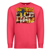 Cardinal American Softball Dad Premium Sweatshirt - Bettercallsaul