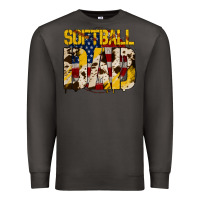 Smoke American Softball Dad Premium Sweatshirt - Bettercallsaul