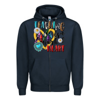Navy teaching is a work of heart Zipper Hoodie - NancyCooperArtShop
