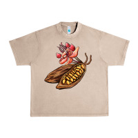 French Oak cacao beans and flowers Urban Heavy Tee - AdoDesignShop