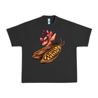 Cacao Beans And Flowers Urban Heavy Tee | Teevron