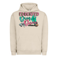 Pigment French Oak educated drug dealer nurse life Urban Hoodie - CowGirlArtShop