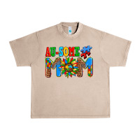 French Oak ausome autism mom Urban Heavy Tee - AdoDesignShop